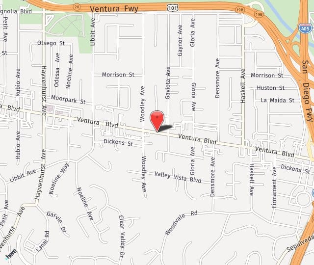 Location Map: 16030 Ventura Blvd Encino, CA 91436