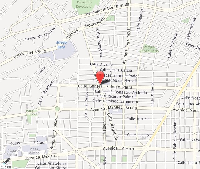 Location Map: The Fertility Institutes - Hospital San Javier Prados Providencia, Guadalajara, Jal. 44670